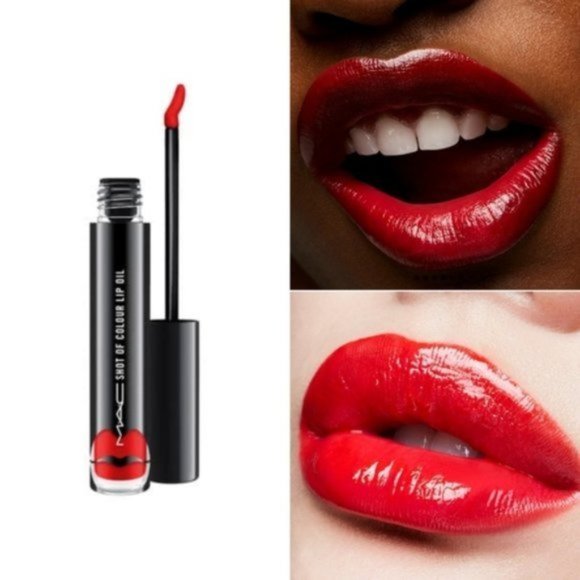 MAC COSMETICS - Shot Of Colour Lip Oil in Flash Me! - Picture 1 of 7